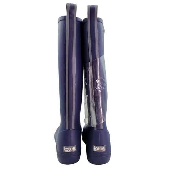 Totes Women's Everywear Claire Tall Rain Boots - 7 - Picture 4 of 7